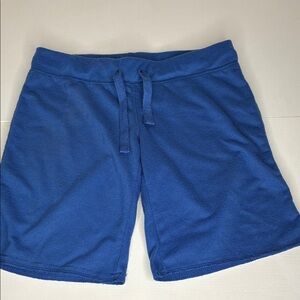 Women’s Athletic Drawstring Shorts in Blue - Unbranded
